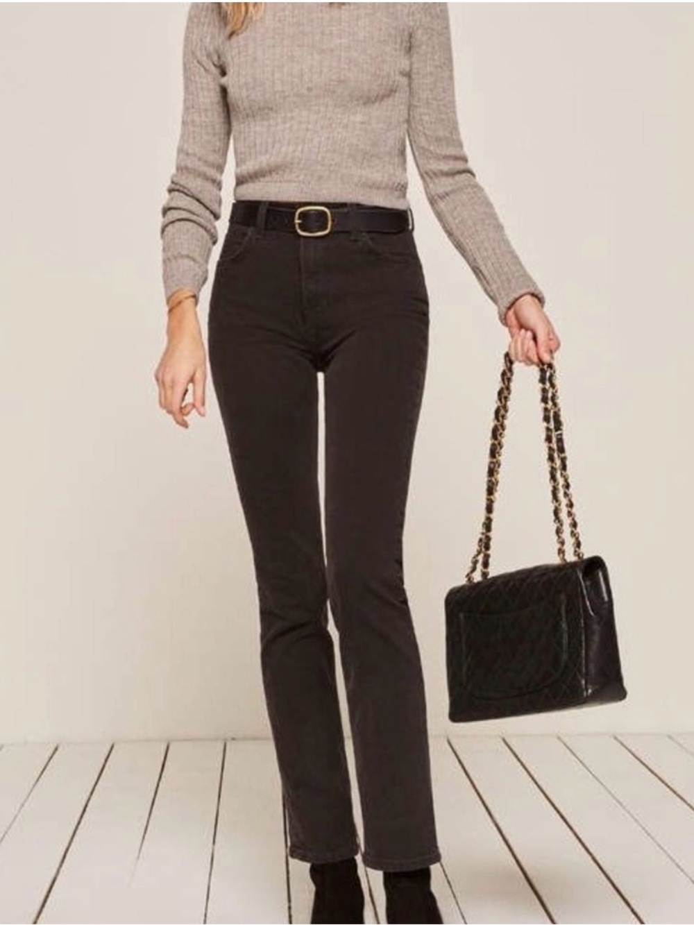 Reformation Liza Ultra High Rise - Picture 3 of 7